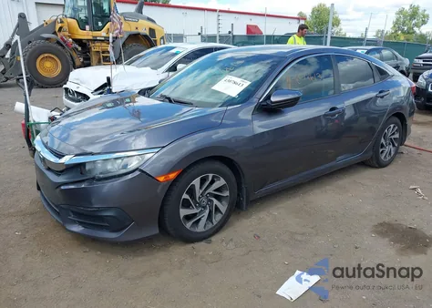 2017 Honda Civic Ex из США, поврежденный, VIN 19XFC2F73HE059726